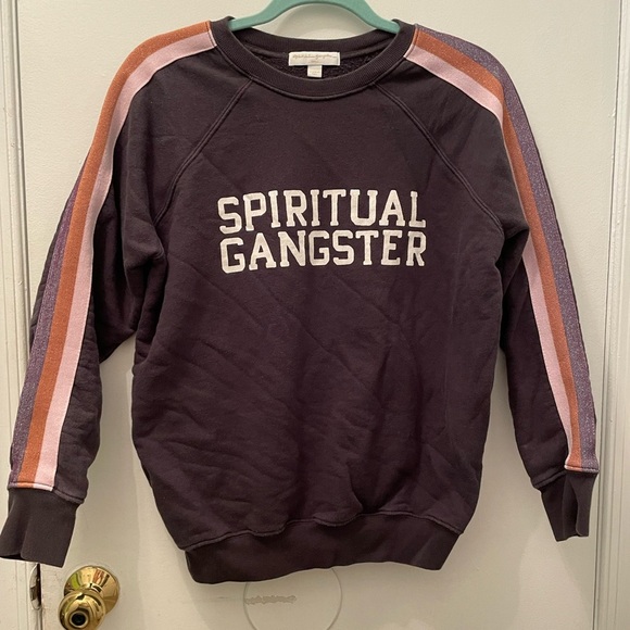 Spiritual Gangster|| SGV Classic Crew Pullover, yoga Size Small Logo, - Picture 4 of 7